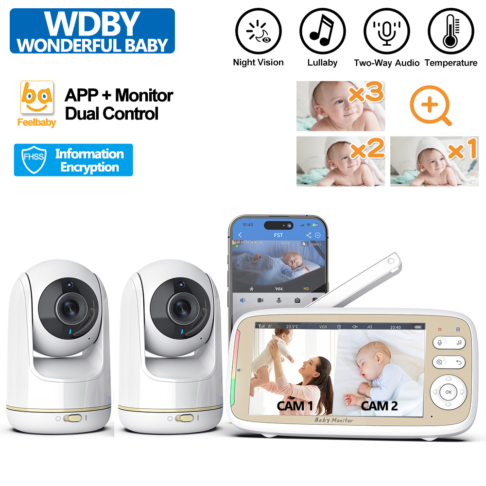 VB803 PRO Baby Monitor with 2p - Music Audio Pro recension och pris