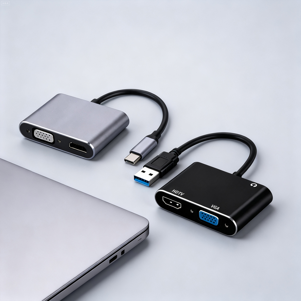 USB 3.0/TYPE-C to HDMI VGA Ada - Audio Music Splitter recension och pris