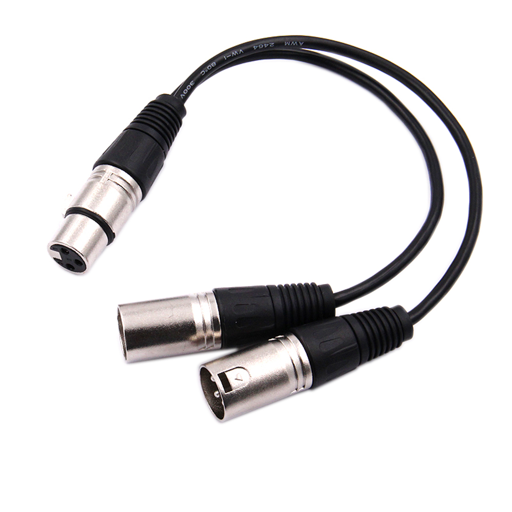 30cm 3 Pin XLR FEMALE Jack To  - Audio Music Splitter recension och pris