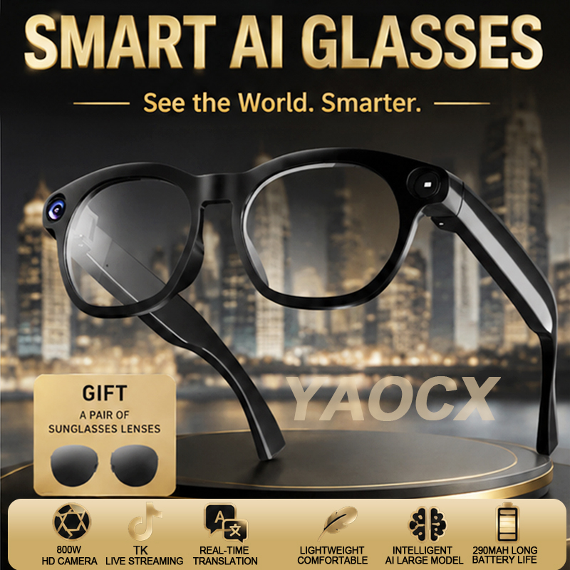 NEW CY03 Smart Glasses 800W HD - Audio Music Online recension och pris