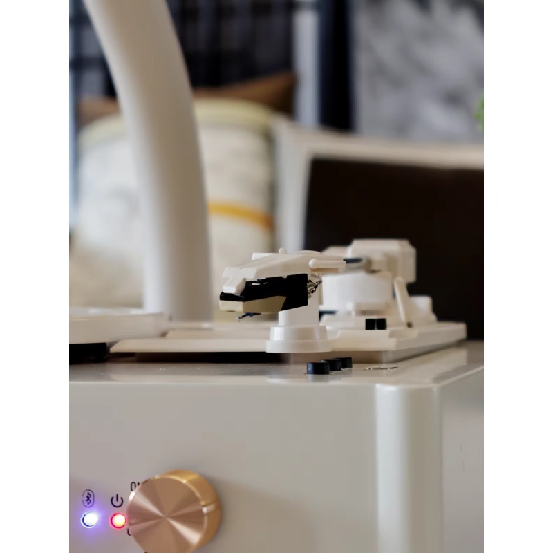 Elegant White Vinyl Record Pla - Audio Music Player Pc recension och pris