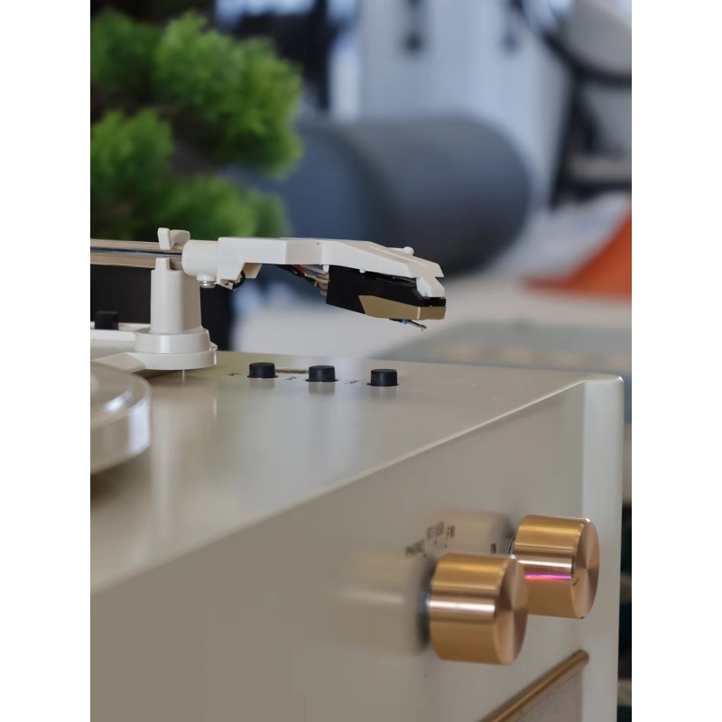 Elegant White Vinyl Record Pla - Audio Music Player Pc recension och pris