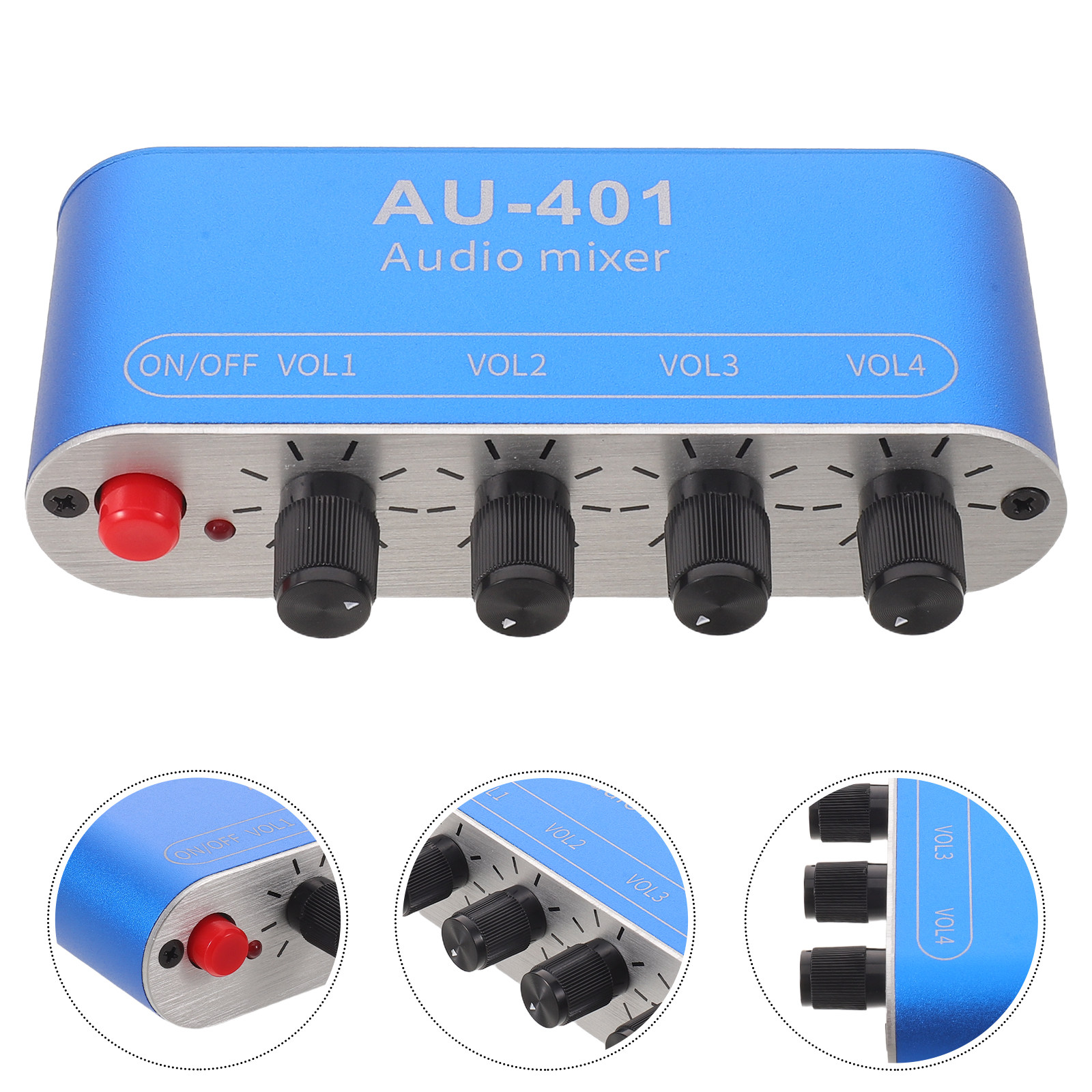4 Channel Audio Mixer Compact  - Portable Amplifier Mini recension och pris