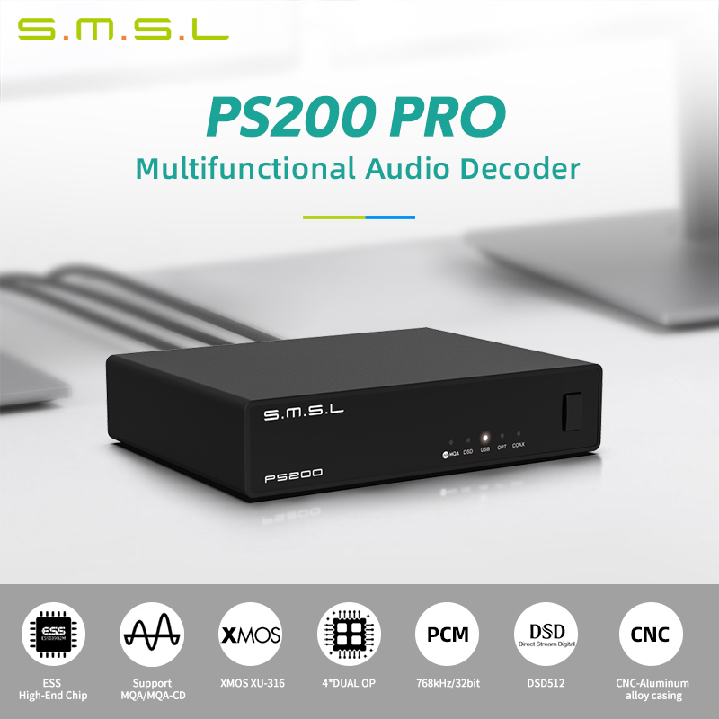 SMSL PS200 PRO DAC Multifuncti - Music Audio Pro recension och pris