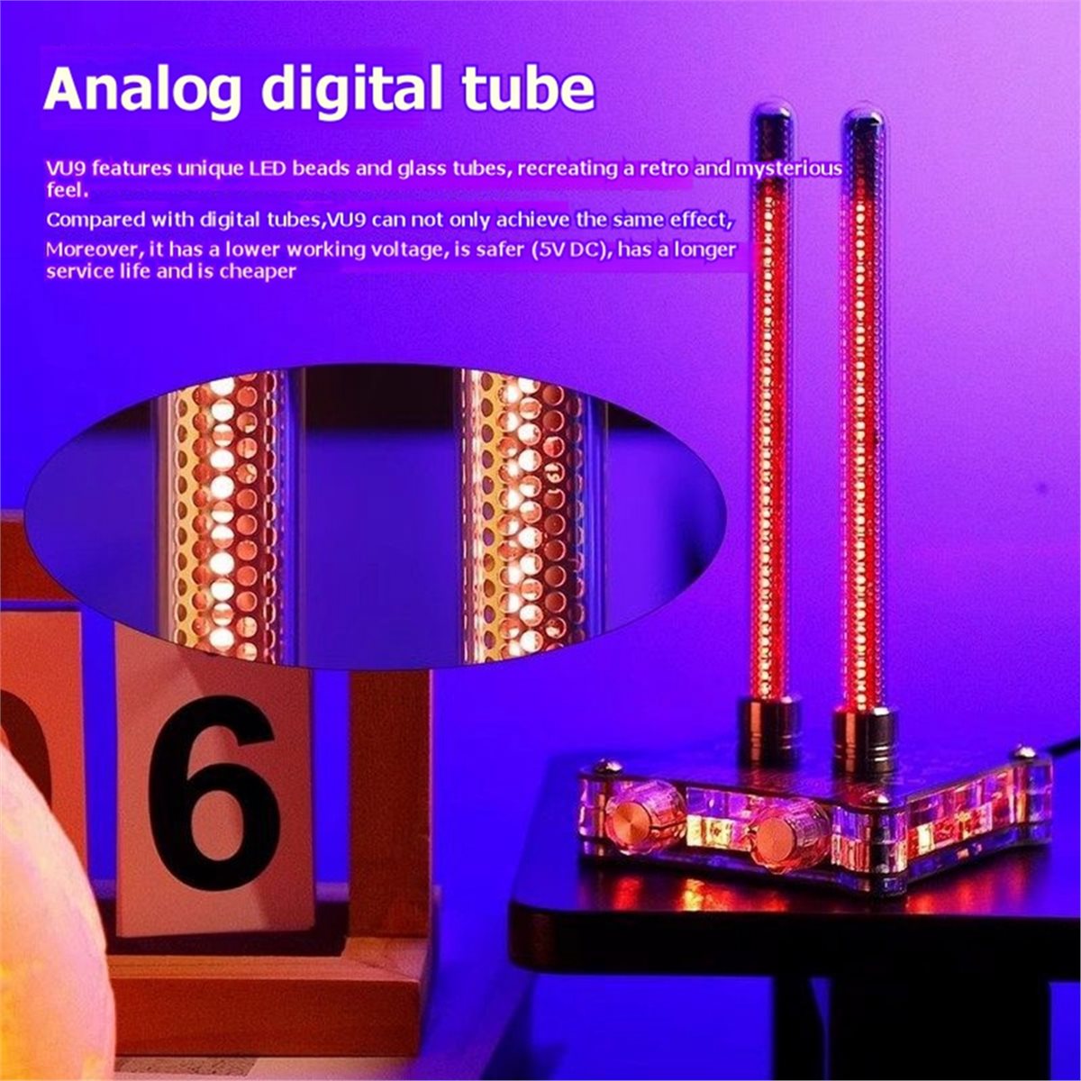 SWXF VU9 Tube Sound Level Mete - Audio Music Youtube recension och pris