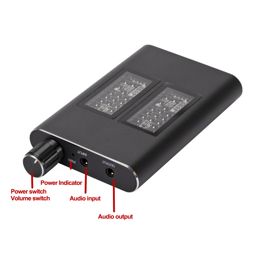 Rechargeable HiFi Headphone Am - Portable Amplifier Mini recension och pris