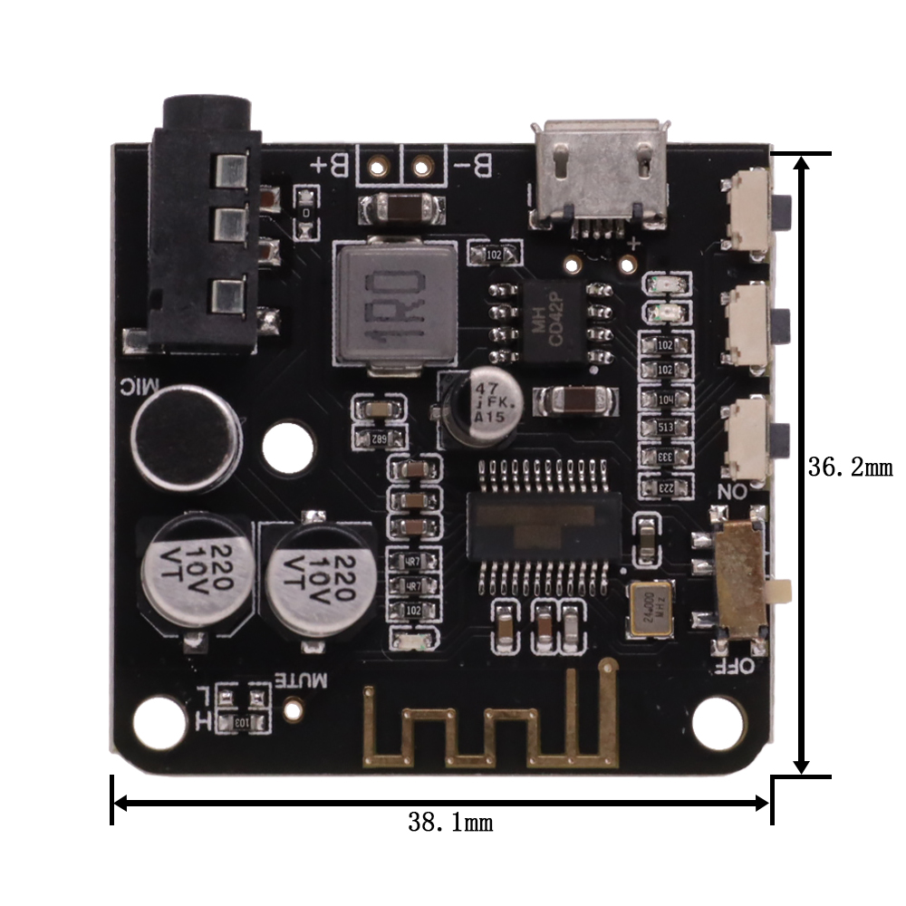 Bluetooth 5.0 MP3 Decoder Boar - Music Audio Pro recension och pris