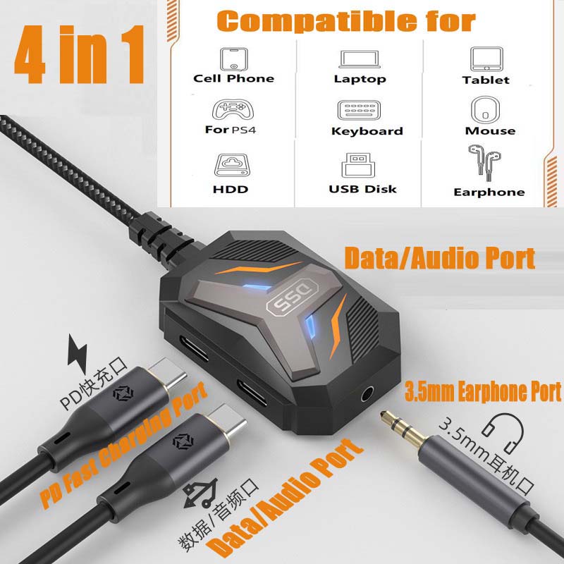 Type C Splitter USB C to 3.5mm - Audio Music Splitter recension och pris