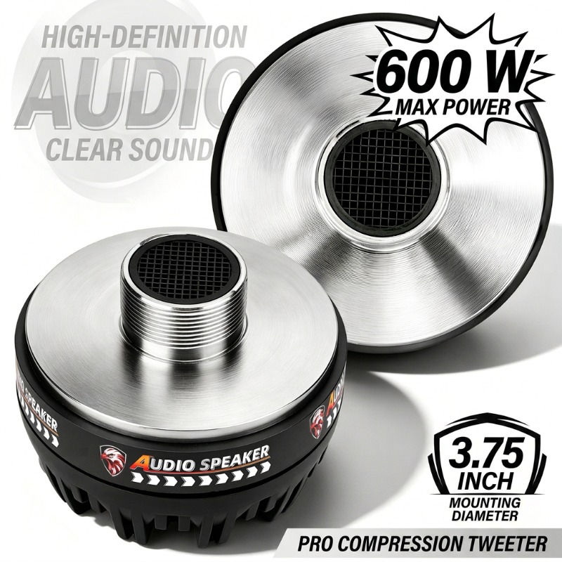 2 Pcs 3.75 Inch Titanium Tweet - Music Audio Pro recension och pris