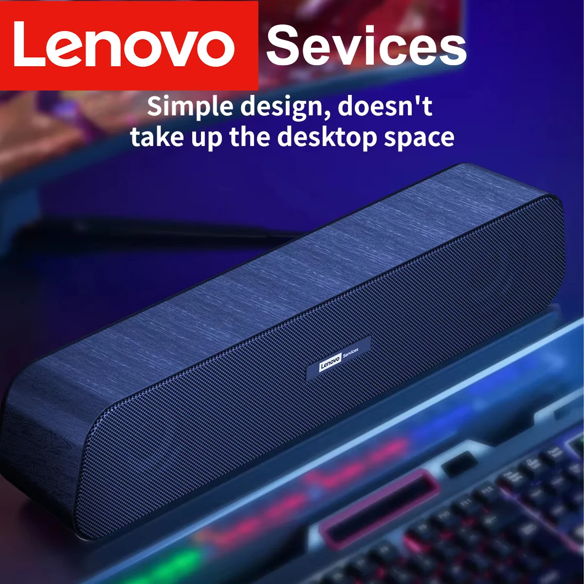 Lenovo USB Stereo Desktop Spea - Audio Music Player Pc recension och pris